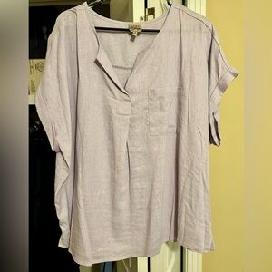 Como Vintage Light Purple Blouse